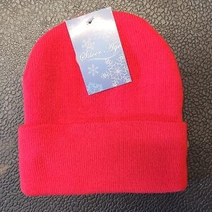 Silver Age Kids Red Beanie